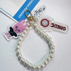 SKZoo™ Double-Sided Bead Acrylic Keychain
