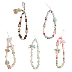 Blue Pink Bowknot Phone Chain