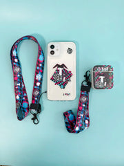 V Layover Signature Lanyard