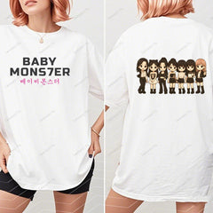 BABYMONSTER Double-Sided Graphic Tee