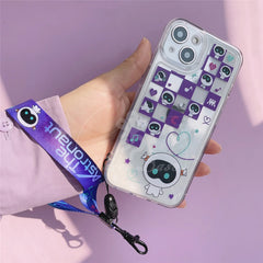 V Layover Signature Lanyard