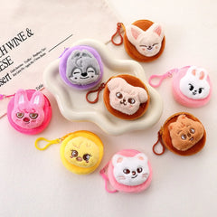 SKZoo™ Mini Plush Coin Bag Yellow Chicken Puppy Earphone Storage Bag
