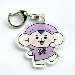 ITZY WDZY Two-Piece Transparent Acrylic Keychain