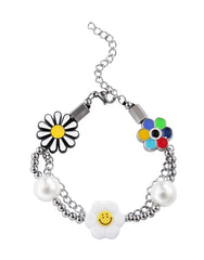 Seungmin Pearl Flower Bracelet