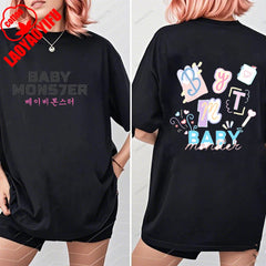 BABYMONSTER Double-Sided Graphic Tee