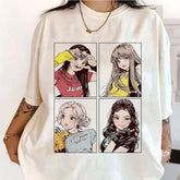BLACKPINK “JUMP 2025” Pink Y2K Graphic Tee