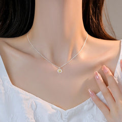 Jimin Silver Daisy Chain Necklace