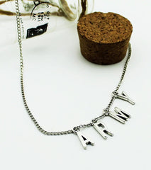 Jimin Silver ChimChim “ARMY” Necklace