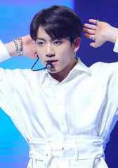 Jungkook Thick Silver Chain Bracelet