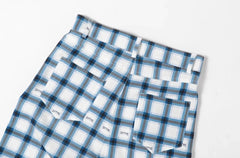 Jennie Tartan Straight Pants