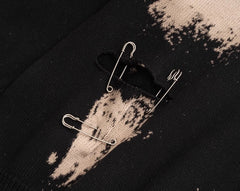 Taehyung Tie-Dye Pin Sweater