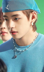 Taehyung Color-Changing Heart Necklace