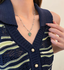 Taehyung Color-Changing Heart Necklace