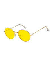 Taehyung Yellow Round-Frame Sunglasses