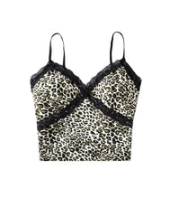 Julie Leopard Lace Camisole