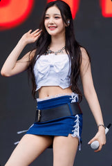 Pharita Bow Accent Cropped Top