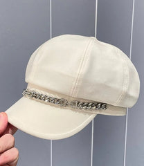 Rei Canvas Chained Beret Hat