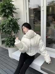Jisoo Corset Puffer Jacket
