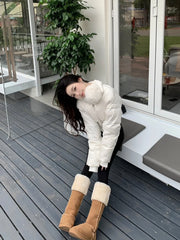 Jisoo Corset Puffer Jacket