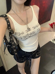 Pharita Gothic Print Tank Top