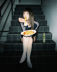 Yuna White Lace High Socks
