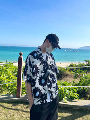 Taehyung Ivory Large Floral Shirt