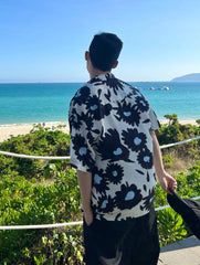 Taehyung Ivory Large Floral Shirt