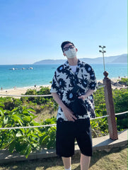 Taehyung Ivory Large Floral Shirt