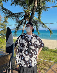 Taehyung Ivory Large Floral Shirt
