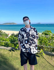Taehyung Ivory Large Floral Shirt