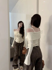 Liz Off-Shoulder Knit Top