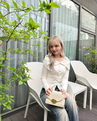 Liz Off-Shoulder Knit Top