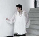 Bang Chan Oversized Net Hoodie