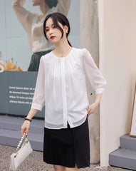 Beomgyu Chiffon Blouse