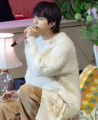 Jin Ivory Plush Knit Sweater