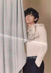 Taehyung Ribbed Mock-Neck Sweater