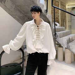 Jeongin Vintage Ruffle Blouse