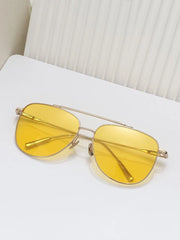 Jimin Amber Lens Aviator Glasses