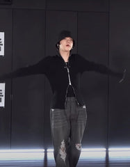 Yeonjun Zipper Cardigan