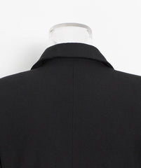 Yuna Black Crystal Chain Cropped Jacket