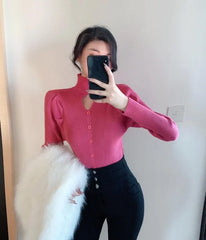 Yuna Black Cut-Out Puff Sleeve Top