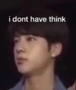 Jin “I Don’t Have Think” Tee