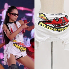 Jennie Graphic Car Skirt