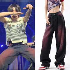 Jeongin Black Pink Jeans
