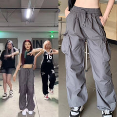 Ruka Grey Drawstring Pants