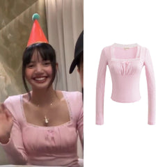 Lisa Square Neckline Top