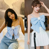 Jennie Ribbon Crop Top