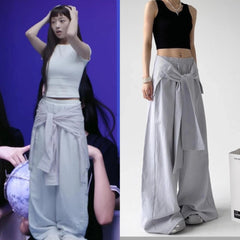 Rei Striped Tie Waist Pants
