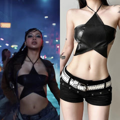 Lisa Star Shape Halter Top
