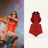 Jennie Racer Zip Bodysuit